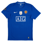 Manchester United 08/09 Away Jersey Blue